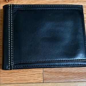 Donald Trump bifold Black Leather Wallet